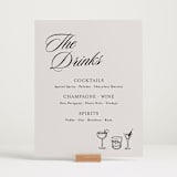 "The Drinks" - Bar Signs in Noir by Tamara Hilje - In Use