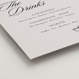 "The Drinks" - Bar Signs in Noir by Tamara Hilje - Detail