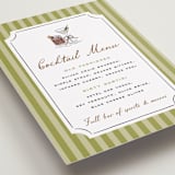 "Stock the Barware" - Bar Signs in Olive by Erin German - Detail