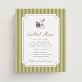 "Stock the Barware" - Bar Signs in Olive by Erin German - Front