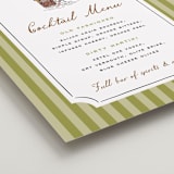 "Stock the Barware" - Bar Signs in Olive by Erin German - Detail