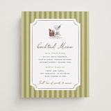 "Stock the Barware" - Bar Signs in Olive by Erin German - Front