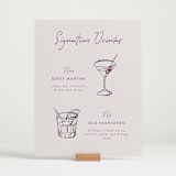 "tablescape drawing" - Bar Signs in Hydrangea by Cass Loh - In Use