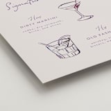 "tablescape drawing" - Bar Signs in Hydrangea by Cass Loh - Detail
