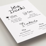 "Let's Drink!" - Bar Signs in Ebony by Itsy Belle Studio - Detail
