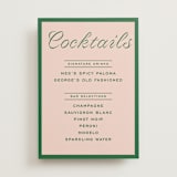"cotillion" - Bar Signs in Peach by Megan Davis - Front
