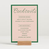 "cotillion" - Bar Signs in Peach by Megan Davis - In Use