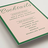 "cotillion" - Bar Signs in Peach by Megan Davis - Detail