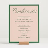 "cotillion" - Bar Signs in Peach by Megan Davis - In Use