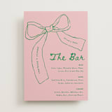 "Just the ribbon" - Bar Signs in trawberry by Vera Lim - Front