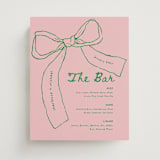 "Just the ribbon" - Bar Signs in trawberry by Vera Lim - Front