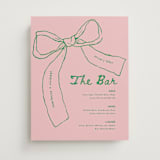 "Just the ribbon" - Bar Signs in trawberry by Vera Lim - Front