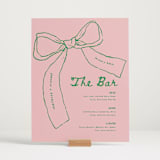 "Just the ribbon" - Bar Signs in trawberry by Vera Lim - In Use