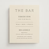 "Headliner" - Bar Signs in Onyx by Kindred Fields - Front