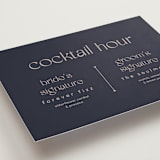 "Thoughtful" - Bar Signs in Navy by letterfix - Detail