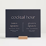 "Thoughtful" - Bar Signs in Navy by letterfix - In Use