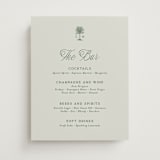 "Tropical" - Bar Signs in Sage by Bethan - Front