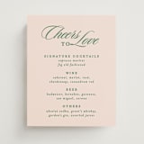 "Scripted" - Bar Signs in Emerald by Creo Study - Front