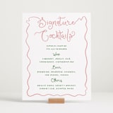 "Squiggly type" - Bar Signs in Carnation by Creo Study - In Use