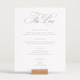 "Chic Script" - Bar Signs in Garden by Kelly Schmidt - In Use