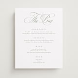 "Chic Script" - Bar Signs in Garden by Kelly Schmidt - Front