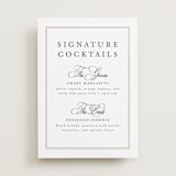 "Traditionalist" - Bar Signs in Snow by Sarah Brown - Front