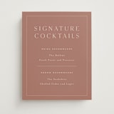 "Warm affection" - Bar Signs in Dusty Rose by Stacey Meacham - Front