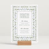 "Vintage Sketched" - Bar Signs in Wisteria by Jenna Holcomb - In Use