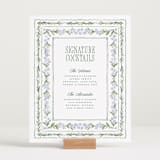 "Vintage Sketched" - Bar Signs in Wisteria by Jenna Holcomb - In Use