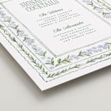 "Vintage Sketched" - Bar Signs in Wisteria by Jenna Holcomb - Detail