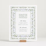 "Vintage Sketched" - Bar Signs in Wisteria by Jenna Holcomb - In Use