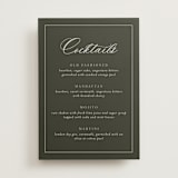 "refined" - Bar Signs in Olive by Nicole Walsh - Front