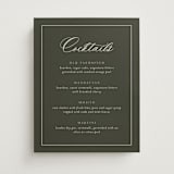"refined" - Bar Signs in Olive by Nicole Walsh - Front