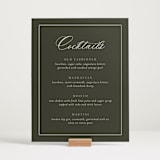 "refined" - Bar Signs in Olive by Nicole Walsh - In Use