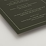 "refined" - Bar Signs in Olive by Nicole Walsh - Detail