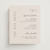 "In Love" - Bar Signs in Linen by Vanessa Doyle - Front