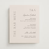"In Love" - Bar Signs in Linen by Vanessa Doyle - Front