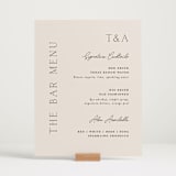 "In Love" - Bar Signs in Linen by Vanessa Doyle - In Use