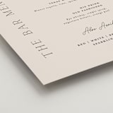 "In Love" - Bar Signs in Linen by Vanessa Doyle - Detail