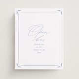 "Ocean Dreams" - Bar Signs in Pale Cerulean by Sabrin Deirani - Front