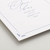 "Ocean Dreams" - Bar Signs in Pale Cerulean by Sabrin Deirani - Detail