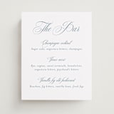 "Empire" - Bar Signs in Dusty Blue by Jennifer Postorino - Front