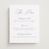 "Empire" - Bar Signs in Dusty Blue by Jennifer Postorino - Front