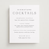 "Classy Type" - Bar Signs in Lily by Hooray Creative - Front