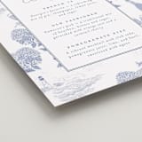 "Coastal Toile" - Bar Signs in Periwinkle by Jenna Holcomb - Detail