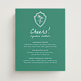 "Palm Tree Crest" - Bar Signs in Palm by Erika Firm - Front