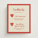 "Big Heart Wedding" - Bar Signs in Cherry by Ani Somi - Front