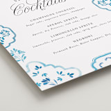 "Almafi" - Bar Signs in Cerulean by Itsy Belle Studio - Detail