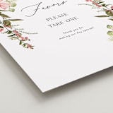 "Timeless Blooms" - Bar Signs in Peony by Susan Moyal - Detail