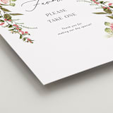 "Timeless Blooms" - Bar Signs in Peony by Susan Moyal - Detail